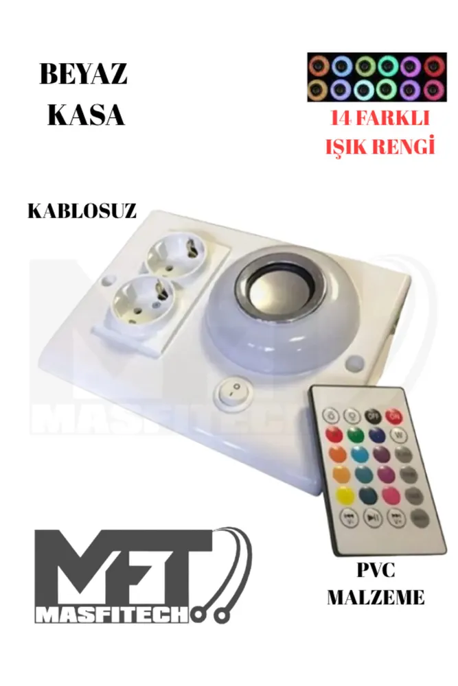 Dolap Ve Tezgah Altı Bluetooth Müzik Çalar Prizmatik Venüs (UZATMA KABLOSU DÂHİL DEĞİLDİR)