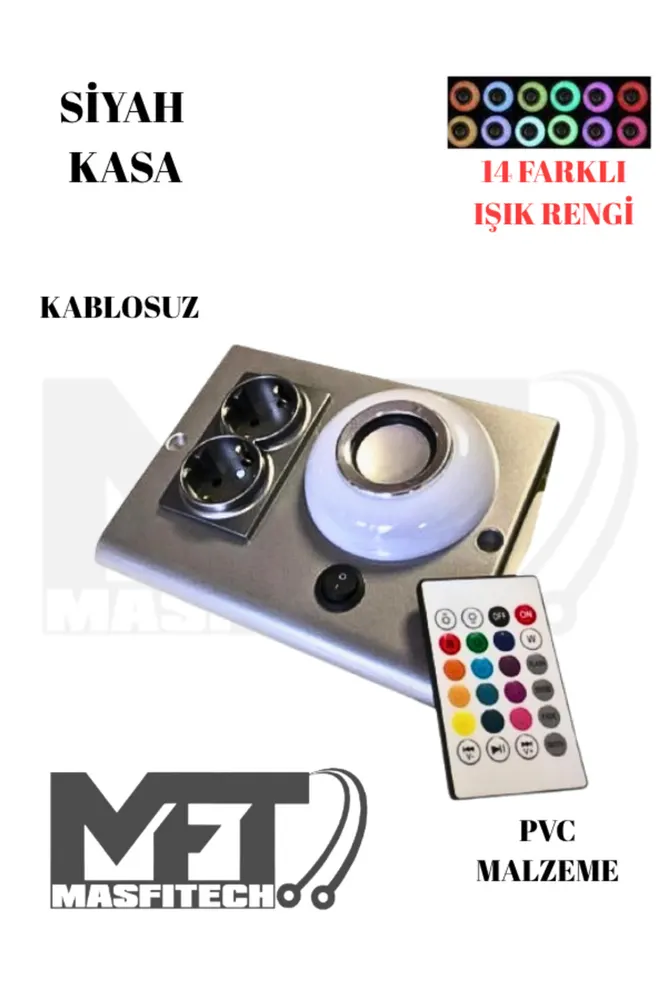 Dolap Ve Tezgah Altı Bluetooth Müzik Çalar Prizmatik Venüs (UZATMA KABLOSU DÂHİL DEĞİLDİR)