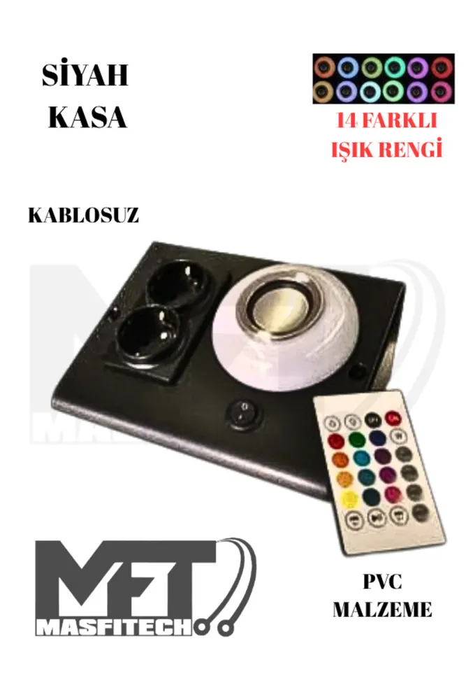 Dolap Ve Tezgah Altı Bluetooth Müzik Çalar Prizmatik Venüs Uzatma (UZATMA KABLOSU DÂHİL DEĞİLDİR)
