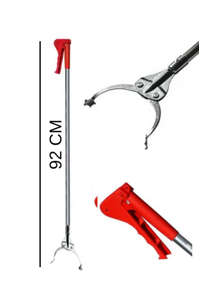 Toplama Aparatı Çok Amaçlı 92 cm Kırmızı Renk