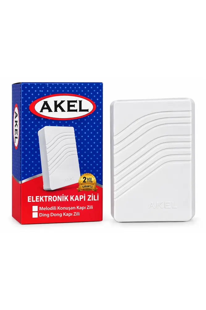 AKEL Elektronik Kapı Zili – Melodili Konuşan ve Ding Dong Kapı Zili