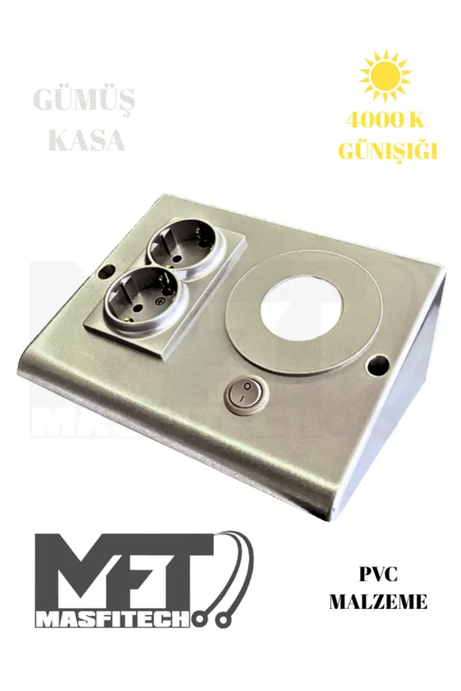 Dolap & Tezgah Altı Prizli Aydınlatma 3 Watt (GÜN IŞIĞI 4000K) 1306-40