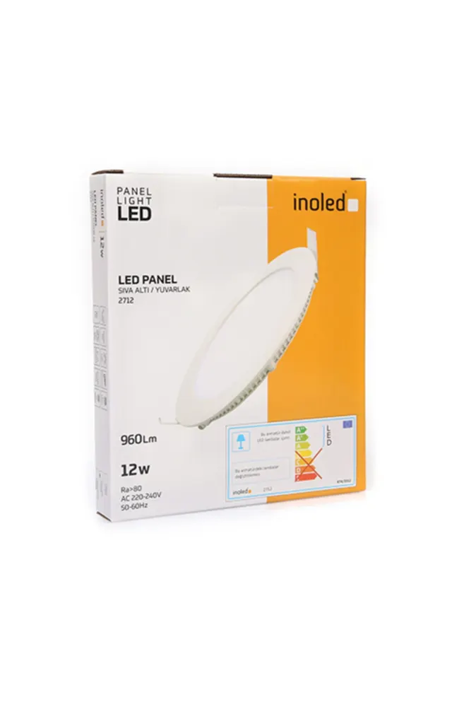 12w Yuvarlak Sıva Altı Led Panel (gün Işığı-3300k)