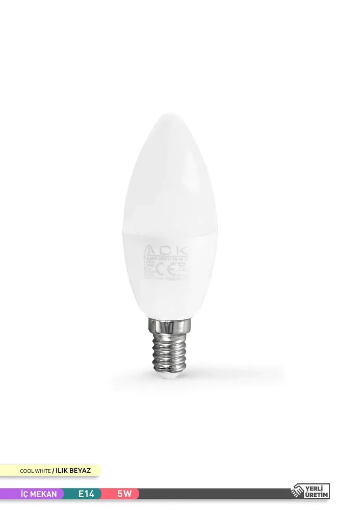 Led Mum Ampul 4000k Ilık Beyaz 220v 5w E14