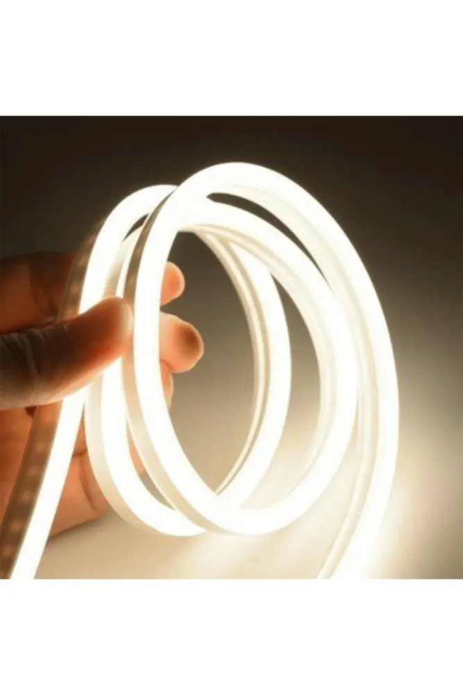 4342-01 12V DC Beyaz Işık 6500K Şerit Neon Led 5 Metre