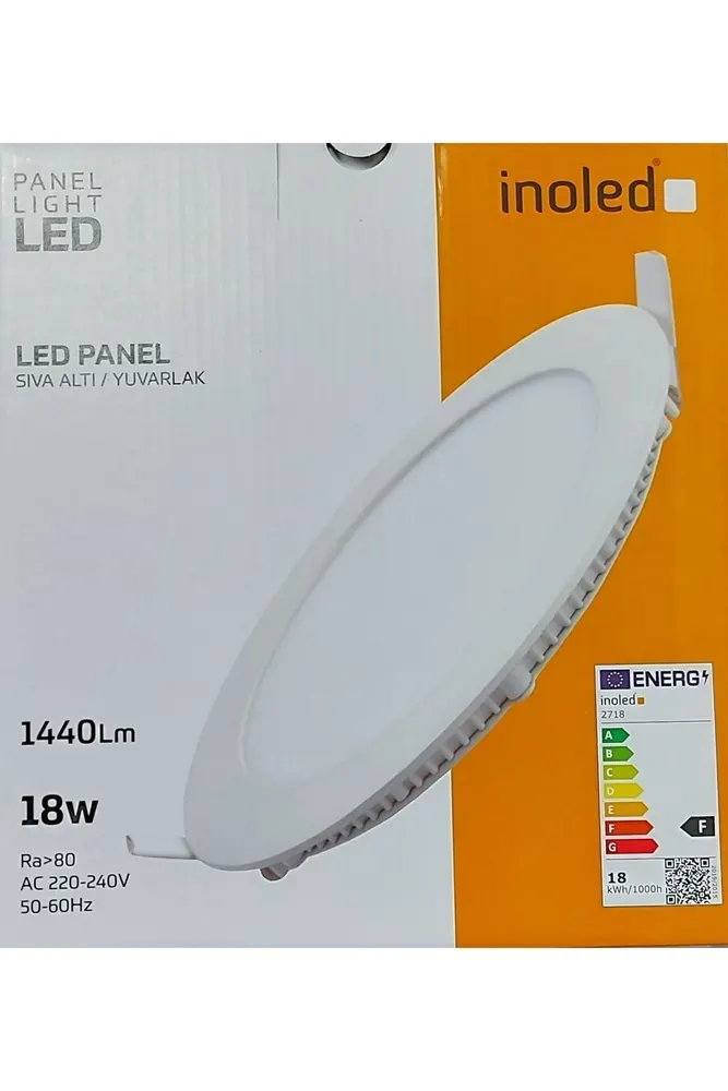 18 W Spot Lamba Sıva Altı 6500k Beyaz